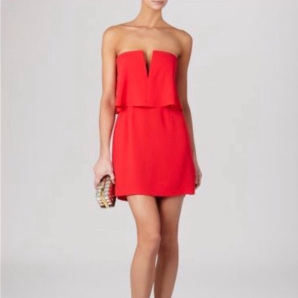 BCBG Kate Strapless Mini Dress